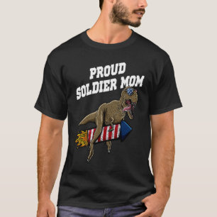 Camiseta Orgulho Soldier Mãe Americana Patriotis USA Patrio
