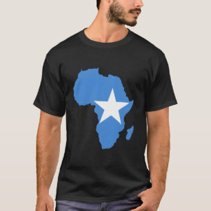 Camiseta Orgulho Somali Bandeira África Mapa Hoodie
