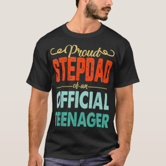 Camiseta Orgulho Stepdad Oficial 13 Aniversário 13 Y