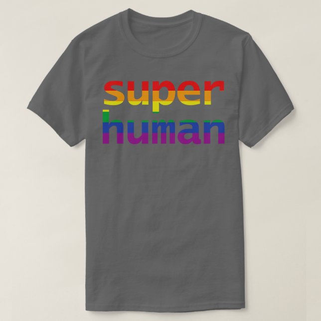 Camiseta Orgulho Super Humano (Frente do Design)