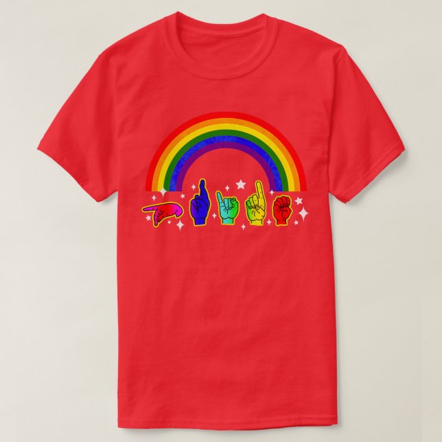 Camiseta Orgulho surdo 1 (Frente do Design)