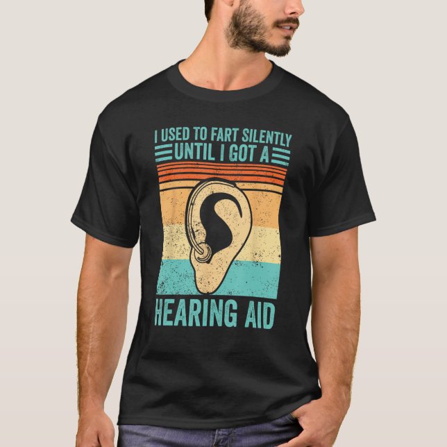 Camiseta Orgulho Surdo ASL Fart Silenciosamente Até Eu Ter  (Frente)