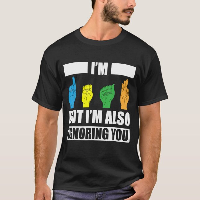 Camiseta Orgulho Surdo ASL Gesto de Mão (Frente)
