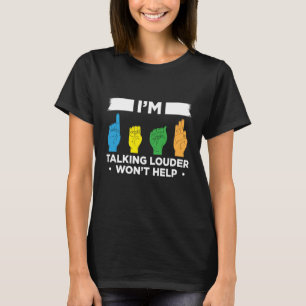 Camiseta Orgulho Surdo ASL Gesto de Mão