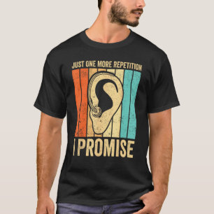 Camiseta Orgulho Surdo ASL Mais Uma Repetição Eu Prometo
