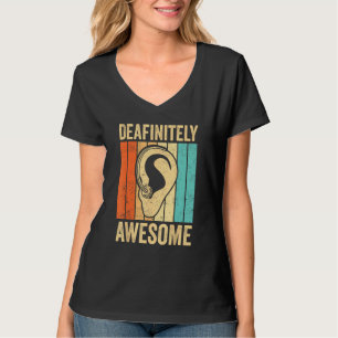 Camiseta Orgulho Surdo Conscientização Língua de Sinais ASL
