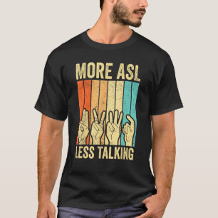 Camiseta Orgulho Surdo Conscientização Língua de Sinais Mai