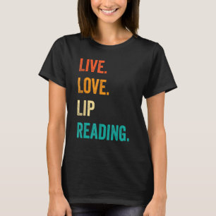 Camiseta Orgulho Surdo Língua de Sinais ASL Viva Amor Leitu