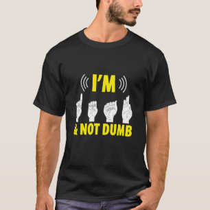 Camiseta Orgulho Surdo Sinal de Mão ASL Ajuda Auditiva Sina