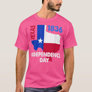 Camiseta Orgulho Teas e Independência Dia 1836 A Estrela So