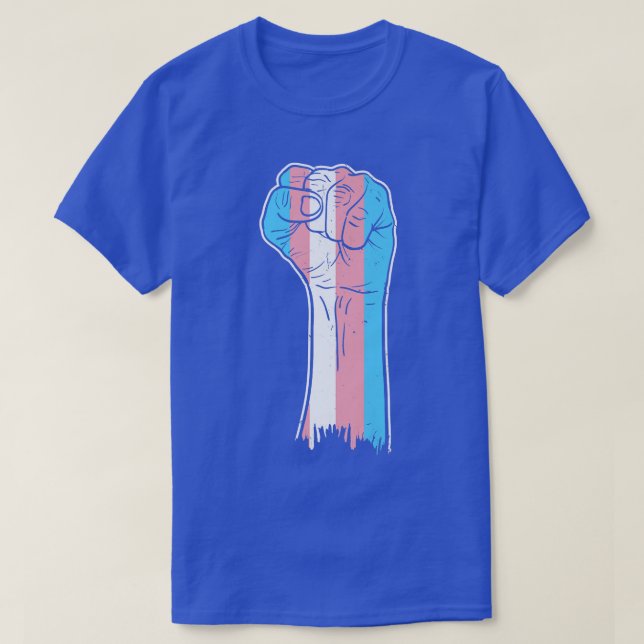 Camiseta Orgulho Trans da Fist Transgênero  (Frente do Design)