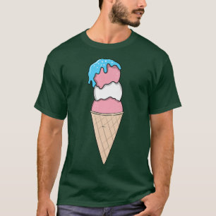 Camiseta Orgulho Trans de Sorvetes Transgênero 