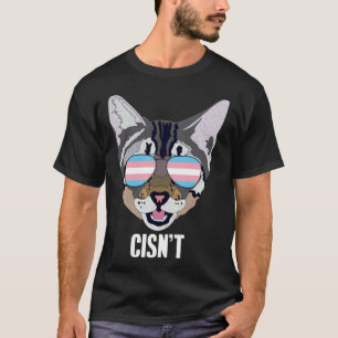Camiseta Orgulho Trans do Gato Cisn t