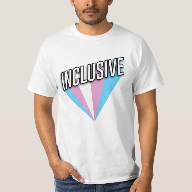 Camiseta Orgulho Trans Explode - Inclusivo (Frente)