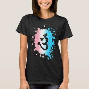 Camiseta Orgulho Trans Sutil Transgênero LGBT Artístico Yog