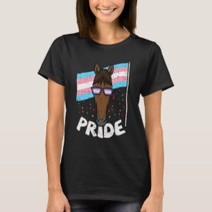 Camiseta Orgulho Transgênero dos Cavalos Óculos Solares Ban