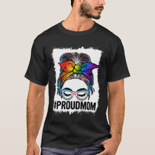 Camiseta Orgulho Transgênero Mãe Bandeira do Orgulho Transs