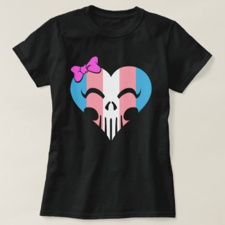 Camiseta Orgulho Transgênero Skully Mulheres