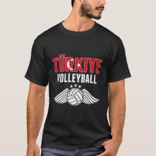 Camiseta Orgulho Turquia de Voleibol Fan Jersey Pride Tã So