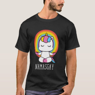 Camiseta Orgulho Unicórnio Igualdade Gay Aliado LGBTQ Namas