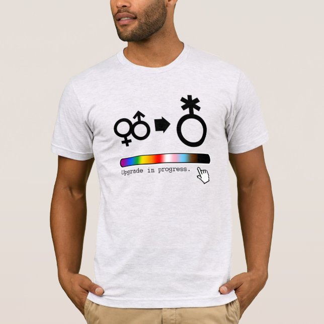 Camiseta Orgulho Upgrade em Andamento (Frente)