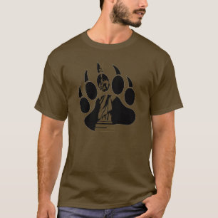 Camiseta Orgulho Urso Gay NYC Urso Pata de Urso e a liberda