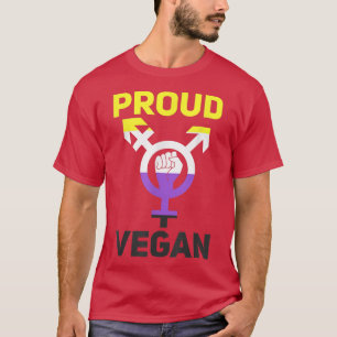 Camiseta Orgulho Vegan Queer Trans Gay Lésbicas Veganis