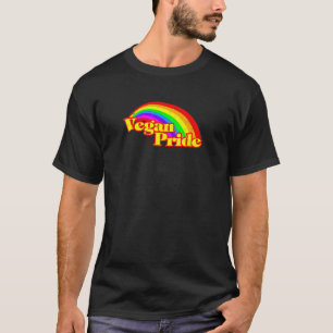 Camiseta Orgulho Vegano Arco-íris