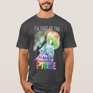 Camiseta Orgulho Wolf LGB Gay Lesbian