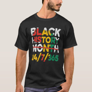 Camiseta Orgulhosa 12 de junho História Negra Mês 247365 Mu