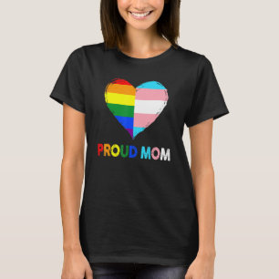 Camiseta Orgulhosa Ally LGBTQ Transexual Orgulhosa Mãe Orgu