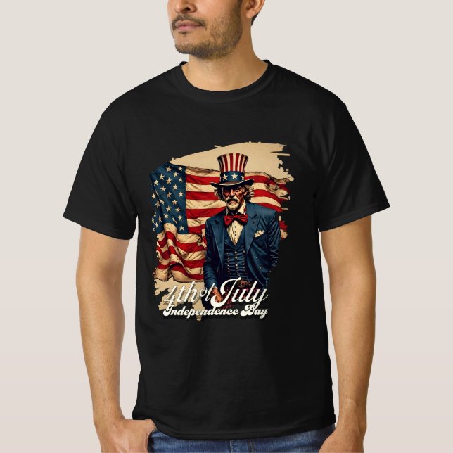 Camiseta Orgulhosa Alma de 4 de julho (Frente)