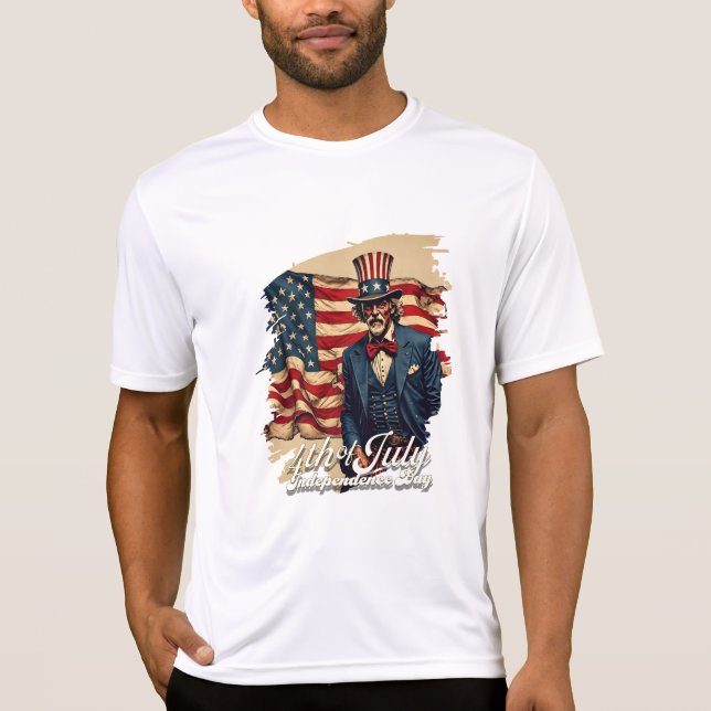 Camiseta Orgulhosa Alma de 4 de julho (Frente)