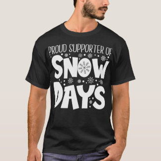 Camiseta Orgulhosa Apoiadora de Dias de Neve Natal 122