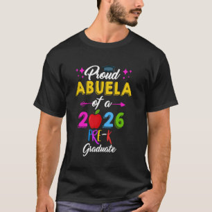 Camiseta Orgulhosa AVÓ de Graduado Pré-Escolar 2026 Fofo Pr