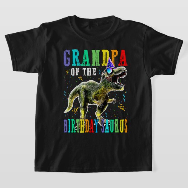 Camiseta Orgulhosa AVÓ Do Aniversário Surus Dinosaur (Postura )