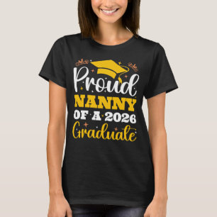 Camiseta Orgulhosa Babá De Um 2026 Formatura Personalizada