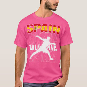 Camiseta Orgulhosa camisola de adeptos de ténis de mesa da