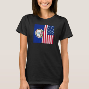 Camiseta Orgulhosa Casa Usa País Pátria Bandeira Do Estado