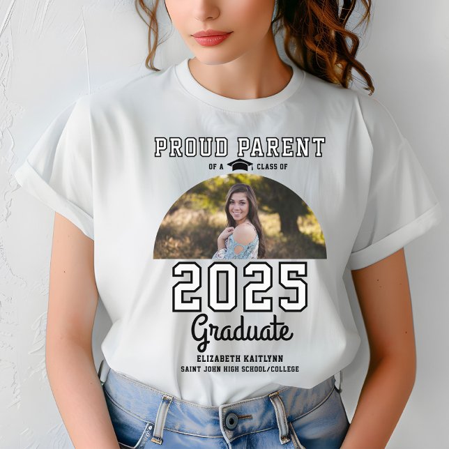 Camiseta Orgulhosa Classe Pai do Mais velho de Formando 202 (Criador carregado)