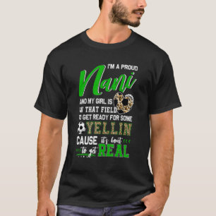 Camiseta Orgulhosa Combinação da Família de Futebol Nani