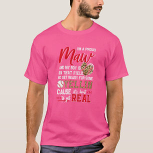 Camiseta Orgulhosa Família de Baseball Maw Baseball Matando