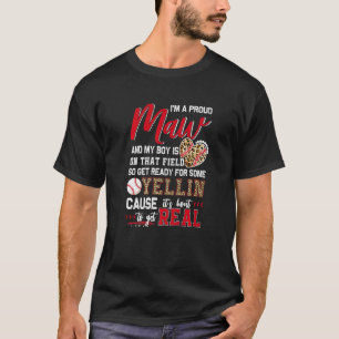 Camiseta Orgulhosa Família de Baseball Maw Baseball Matando