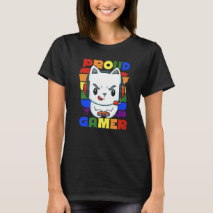 Camiseta Orgulhosa Gamer Gaymer Lésbica Garota Gamer Amante