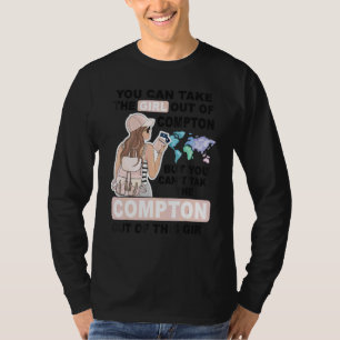 Camiseta Orgulhosa Garota Compton   Garota Legal da Cidade 