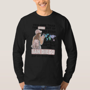 Camiseta Orgulhosa Garota de San Diego Garota Legal da Cid