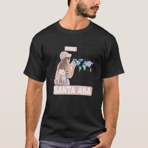 Camiseta Orgulhosa Garota de Santa Ana Garota Legal da Cid