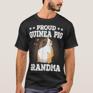 Camiseta Orgulhosa Guiné-Porco Vovó Engraçado Guiné-Por