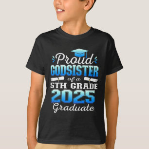 Camiseta Orgulhosa Irmã Da Família 5 Formando 2025