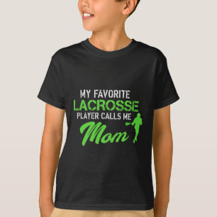 Camiseta Orgulhosa Lacrosse Mãe Goalie Jogador Favorito
